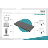 Digitus DS-55509, Switch HDMI grigio