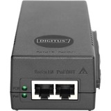Digitus Iniettore PoE+ da 10 Gigabit Ethernet, 802.3at, 30 W Nero, 802.3at, 30 W, 10 Gigabit Ethernet, 10,100,1000,2500,5000,10000 Mbit/s, IEEE 802.3at, Nero, 100 m, PoE, Potenza