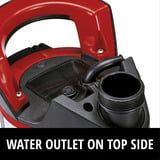 EINHELL GE-DP 7935 N-A ECO 790 W 19000 l/h, Pompe immersione e pressione rosso/Nero, 790 W, AC, 19000 l/h, Alluminio, Nero, Rosso