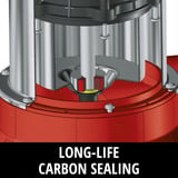 EINHELL GE-DP 7935 N-A ECO 790 W 19000 l/h, Pompe immersione e pressione rosso/Nero, 790 W, AC, 19000 l/h, Alluminio, Nero, Rosso