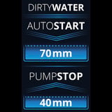 EINHELL GE-DP 7935 N-A ECO 790 W 19000 l/h, Pompe immersione e pressione rosso/Nero, 790 W, AC, 19000 l/h, Alluminio, Nero, Rosso