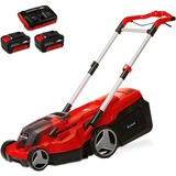 EINHELL RASARRO Tagliaerba a spinta Batteria Nero, Rosso rosso/Nero, Tagliaerba a spinta, 450 m², 38 cm, 2,5 cm, 7,5 cm, 45 L