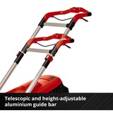 EINHELL RASARRO Tagliaerba a spinta Batteria Nero, Rosso rosso/Nero, Tagliaerba a spinta, 450 m², 38 cm, 2,5 cm, 7,5 cm, 45 L