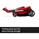EINHELL RASARRO Tagliaerba a spinta Batteria Nero, Rosso rosso/Nero, Tagliaerba a spinta, 450 m², 38 cm, 2,5 cm, 7,5 cm, 45 L