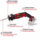 EINHELL TE-AP 18/13 Li - Solo, 4326315 rosso/Nero