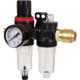 EINHELL Unità di manutenzione combinata R 1/4" con lubrificatore Nero