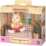 EPOCH Sylvanian Families - Set soggiorno padre coniglio di cioccolato, Giochi di costruzione 