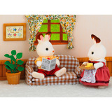 EPOCH Sylvanian Families - Set soggiorno padre coniglio di cioccolato, Giochi di costruzione 