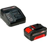 Einhell 4512042 batteria e caricabatteria per utensili elettrici Nero/Rosso, Ioni di Litio, 18 V, Nero, Rosso, 200-260 V, 50/60 Hz, Ioni di Litio