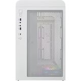 FSP S380-WA Micro Tower Bianco, Chassis Tower bianco, Micro Tower, PC, Bianco, micro ATX, Mini-ITX, SPCC, Vetro temperato, Gaming