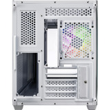 FSP S380-WA Micro Tower Bianco, Chassis Tower bianco, Micro Tower, PC, Bianco, micro ATX, Mini-ITX, SPCC, Vetro temperato, Gaming