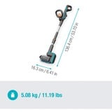 GARDENA Pulitore multiuso a batteria AquaBrush Universal 18V P4A solo, Detergente per pavimenti duri grigio/Turchese