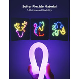 Govee Tubo luminoso al neon 2 - 3 metri, Striscia LED bianco