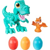 Hasbro Dino Crew - Il T-Rex Mangione Set da gioco in argilla da modellare, Multicolore, Adulto, 5 pz, 3 colori, 3 anno/i