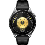 Huawei WATCH GT6, Cassa 46mm in acciaio inossidabile e cinturino nero. Compatibile con iOS e Android. Fino a 21 giorni di autonomia., Smartwatch Nero, Cassa 46mm in acciaio inossidabile e cinturino nero. Compatibile con iOS e Android. Fino a 21 giorni di autonomia., 3,73 cm (1.47"), AMOLED, Touch screen, 64 GB, GPS (satellitare), 51 g