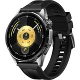 Huawei WATCH GT6, Cassa 46mm in acciaio inossidabile e cinturino nero. Compatibile con iOS e Android. Fino a 21 giorni di autonomia., Smartwatch Nero, Cassa 46mm in acciaio inossidabile e cinturino nero. Compatibile con iOS e Android. Fino a 21 giorni di autonomia., 3,73 cm (1.47"), AMOLED, Touch screen, 64 GB, GPS (satellitare), 51 g