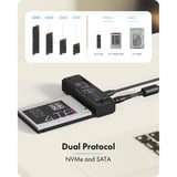 ICY BOX IB-2911MSCL-CU31, Docking station Nero