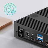 ICY BOX IB-DK2246AC, Docking station Nero
