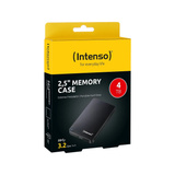 Intenso 2,5" Memory Case disco rigido esterno 4000 GB Nero, Hard-disk Nero, 5" Memory Case, 4000 GB, 2.5", 3.2 Gen 1 (3.1 Gen 1), 5400 Giri/min, Nero