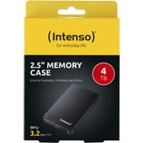 Intenso 2,5" Memory Case disco rigido esterno 4000 GB Nero, Hard-disk Nero, 5" Memory Case, 4000 GB, 2.5", 3.2 Gen 1 (3.1 Gen 1), 5400 Giri/min, Nero