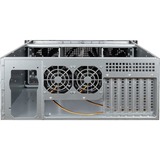 Inter-Tech 4U 40255 Supporto Nero, Grigio Nero, Supporto, Server, Nero, Grigio, ATX, EATX, micro ATX, Mini-ATX, Mini-ITX, SSI CEB, Acciaio, Allarme, HDD, Rete, Potenza