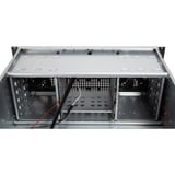 Inter-Tech 4U 40255 Supporto Nero, Grigio, Server case Nero, Supporto, Server, Nero, Grigio, ATX, EATX, micro ATX, Mini-ATX, Mini-ITX, SSI CEB, Acciaio, Allarme, HDD, Rete, Potenza