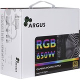 Inter-Tech Argus RGB-650W CM II, Alimentatore PC Nero