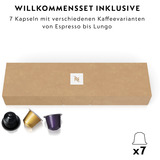 Krups Nespresso Essenza Mini, Macchina a capsula bianco, Macchina per caffè a capsule, 0,6 L, Capsule caffè, 1310 W, Nero, Bianco