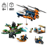 LEGO City 60437 Elicottero dell’Esploratore nella Giungla, Giochi per Bambini 8+ con Veicolo Giocattolo, Animali e Minifigure, Giochi di costruzione Giochi per Bambini 8+ con Veicolo Giocattolo, Animali e Minifigure, Set da costruzione, 8 anno/i, Plastica, 881 pz, 1,72 kg