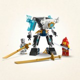 LEGO NINJAGO 71827 Mech da Battaglia di Zane - Figura Giocattolo Ninja Snodabile con 3 Minifigure e Armi, Giochi Bambini 6+, Giochi di costruzione Giochi Bambini 6+, Set da costruzione, 6 anno/i, Plastica, 92 pz, 123 g