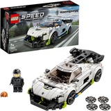 LEGO Speed Champions Koenigsegg Jesko bianco/Nero, Set da costruzione, 7 anno/i, Plastica, 280 pz, 305 g
