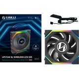 Lian Li UNI FAN SL120 LCD Wireless, Ventola Nero