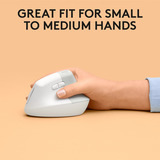 Logitech 910-006477, Mouse bianco