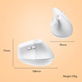 Logitech Lift per Mac, Mouse bianco