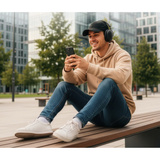 Medion Life HX-1 Plus ANC Cuffie Over-Ear Nero