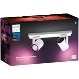 Philips Hue White & Color Ambiance Argenta Spot Doppio, Luce LED bianco