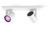 Philips Hue White & Color Ambiance Argenta Spot Doppio, Luce LED bianco