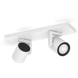 Philips Hue White & Color Ambiance Argenta Spot Doppio, Luce LED bianco