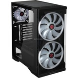 RAIJINTEK Silenos Pro Midi Tower Nero, Trasparente Nero, Midi Tower, PC, Nero, Trasparente, ATX, micro ATX, Mini-ITX, Metallo, Vetro temperato, Giocare