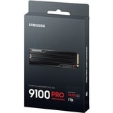 SAMSUNG 9100 PRO Heatsink PCIe® 5.0 NVMe™ M.2 SSD - 1 TB, Disco a stato solido 1 TB, M.2, 14700 MB/s