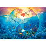 Schmidt Spiele Silvia Christoph: Yin & Yang nel regno degli animali marini, Puzzle 