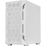SilverStone FARA H1M Micro Tower Bianco, Chassis Tower bianco, Micro Tower, PC, Bianco, micro ATX, Mini-DTX, Mini-ITX, Plastica, Acciaio, 16 cm