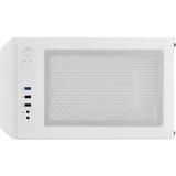 SilverStone FARA H1M Micro Tower Bianco, Chassis Tower bianco, Micro Tower, PC, Bianco, micro ATX, Mini-DTX, Mini-ITX, Plastica, Acciaio, 16 cm