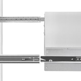 SilverStone RMS03-26 Kit di guide per scaffale, Rotaie di montaggio Kit di guide per scaffale, Metallico, 45 kg