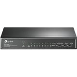 TP-Link TL-SF1009P switch di rete Non gestito Fast Ethernet (10/100) Supporto Power over Ethernet (PoE) Nero, Interruttore Non gestito, Fast Ethernet (10/100), Full duplex, Supporto Power over Ethernet (PoE), Montabile a parete