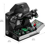 Thrustmaster VIPER TQS MISSION PACK Nero USB Joystick + leva di controllo del motore PC, set Nero, Joystick + leva di controllo del motore, PC, Cablato, USB, Nero, Cavo