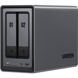 UGREEN NASync DXP2800 NAS System 2-Bay Compatta Intel® N N100 8 GB DDR5 0 TB UGOS Pro Nero NAS, Compatta, Intel® N, N100, 8 GB, DDR5