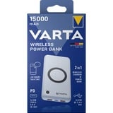VARTA Powerbank wireless 15.000 bianco