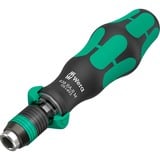 Wera Kraftform Kompakt 838 RA-R M Imperial Set 1, con funzione a cricchetto, Set di bit Nero/Verde