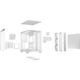 be quiet! Light Base 500 LX White Midi Tower Bianco, Chassis Tower bianco, Midi Tower, PC, Bianco, ATX, micro ATX, Mini-ITX, Acrilonitrile butadiene stirene (ABS), Vetro, Acciaio, Gaming